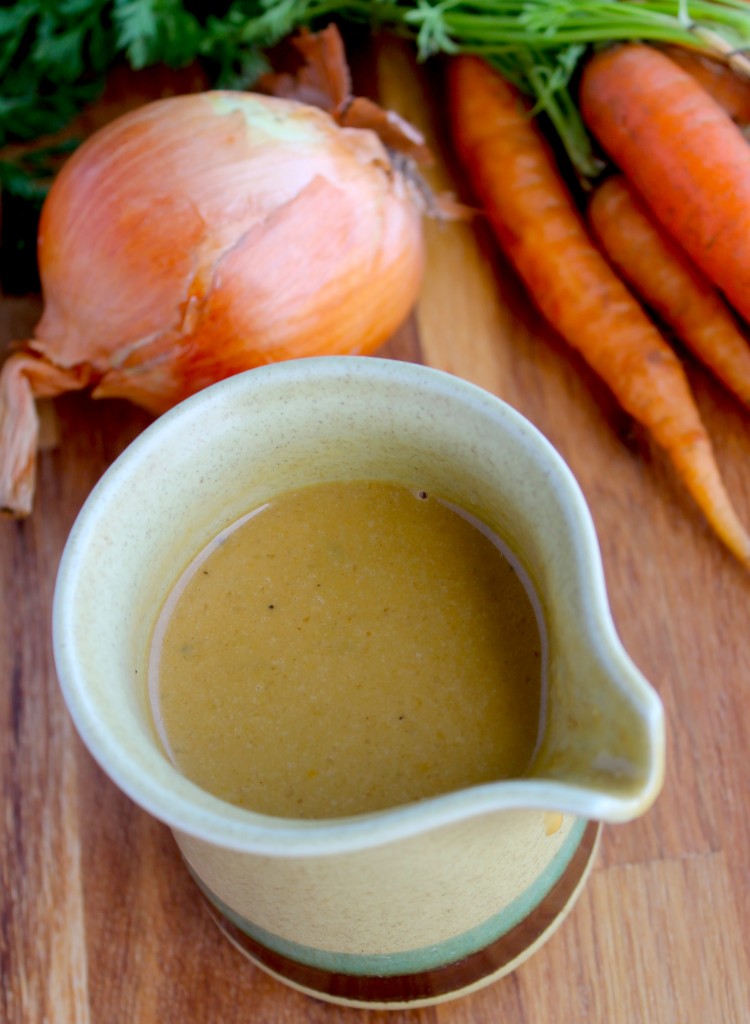 caramelized vegetable gravy