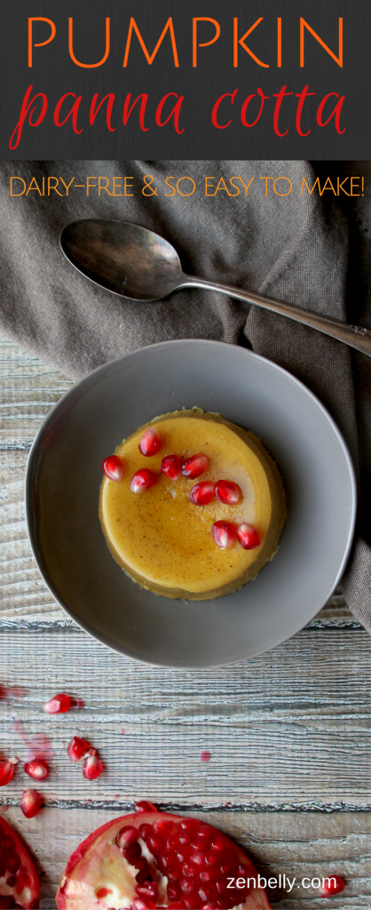 pumpkin panna cotta