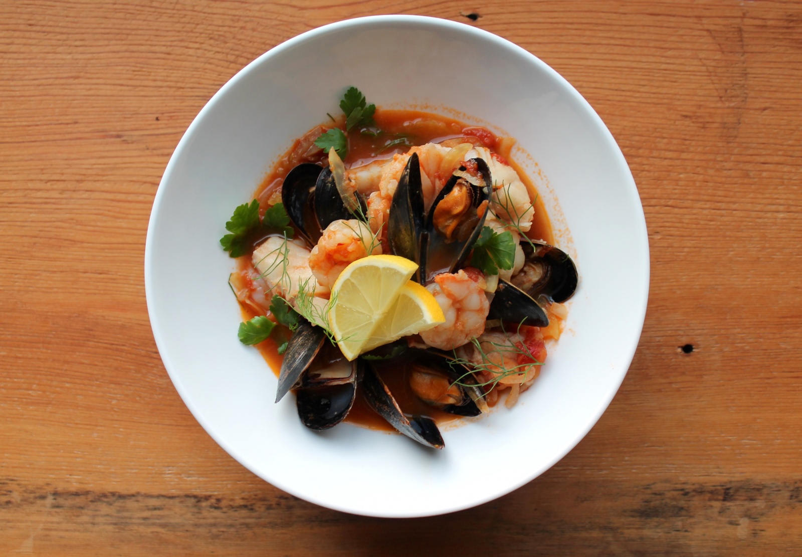 Cioppino: the real San Francisco treat, if you ask me.