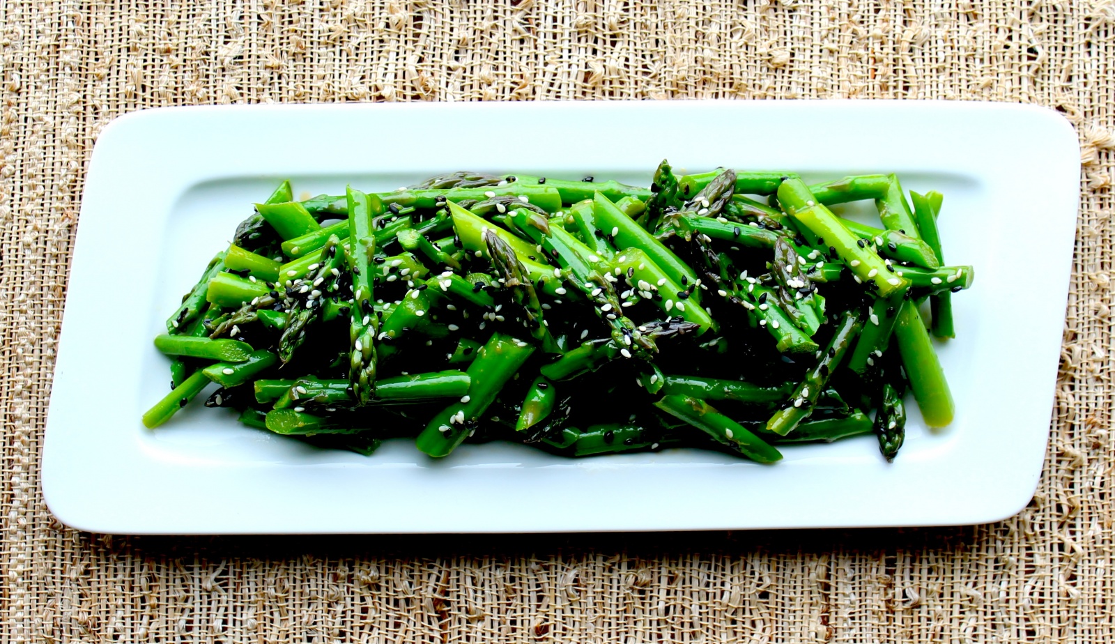Sesame Asparagus Salad – easy, flavorful, and only 5 ingredients