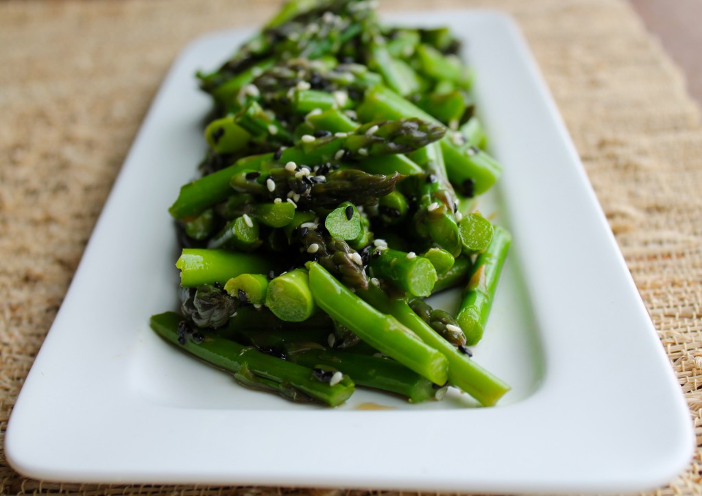 sesame asparagus salad