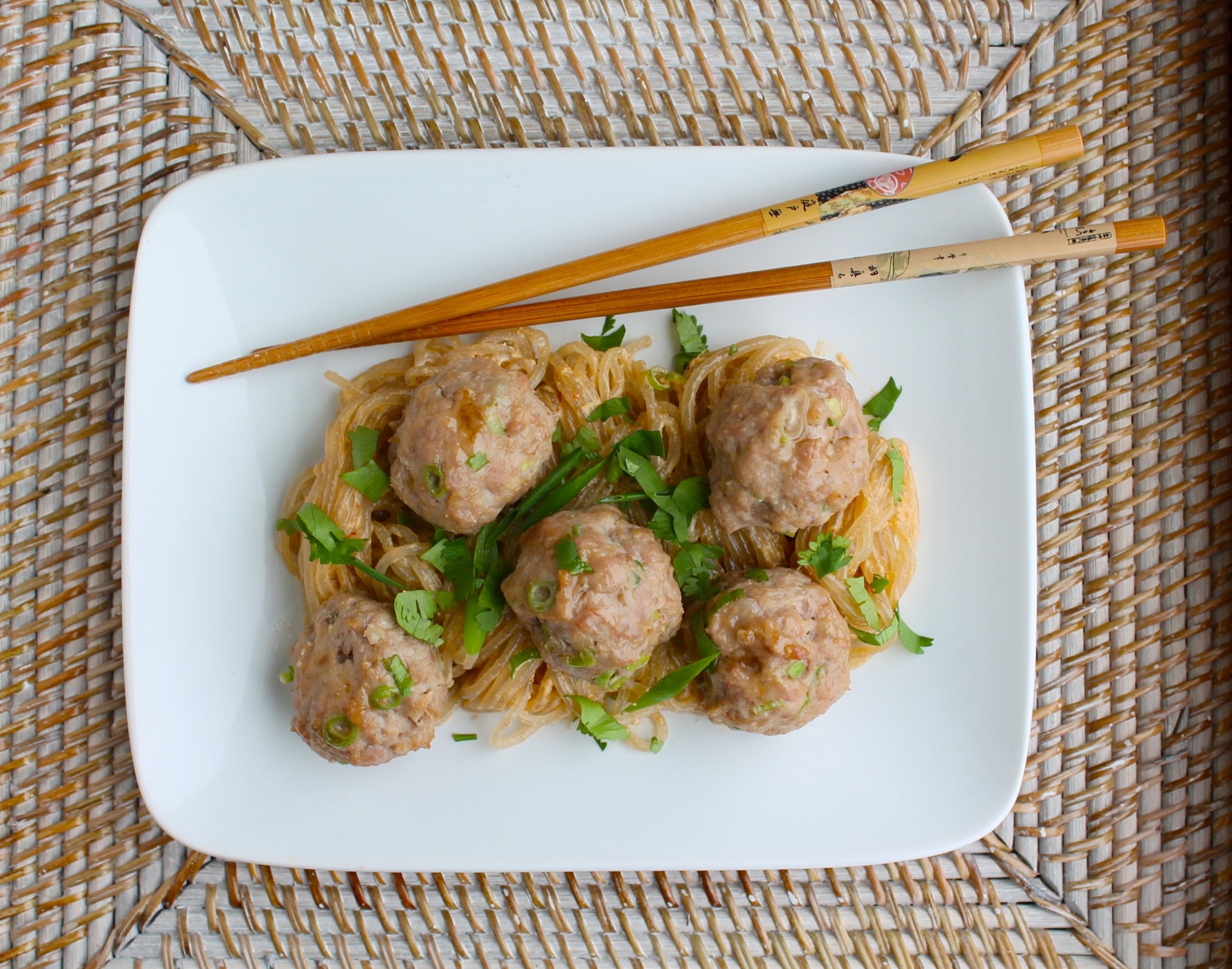 Ginger Scallion Pork Meatballs