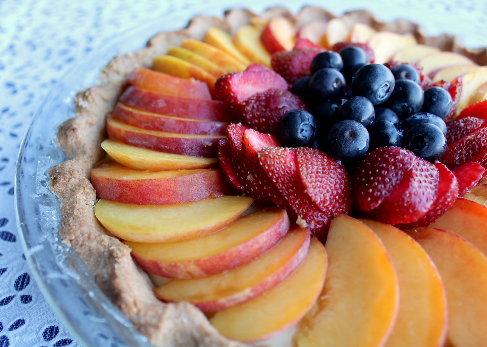 fruit custard tart 