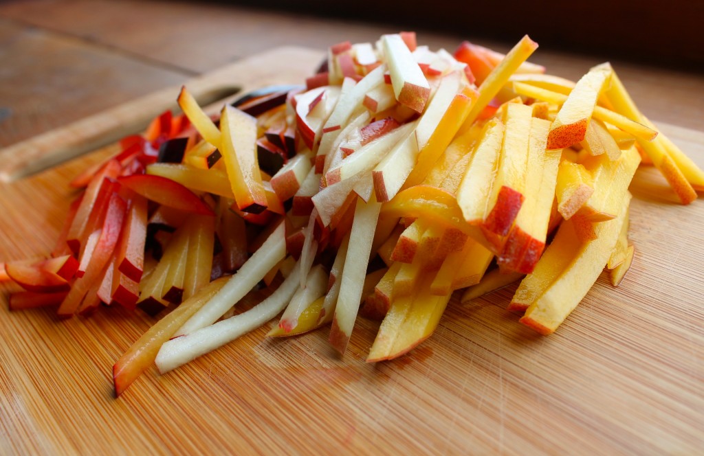 stone fruit julienne