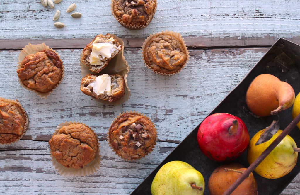 pear cardamom muffin