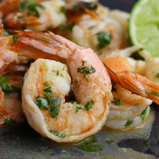 paleo cilantro lime shrimp