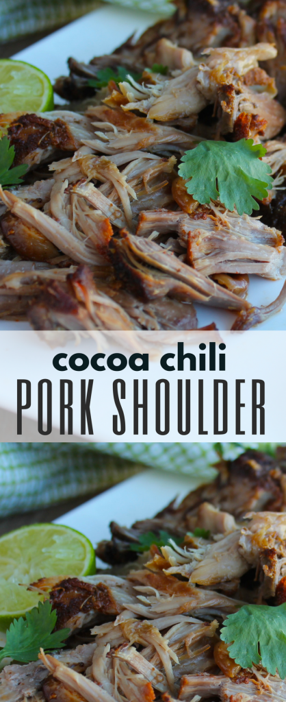 cocoa chili pork shoulder
