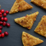 paleo pumpkin cranberry scones