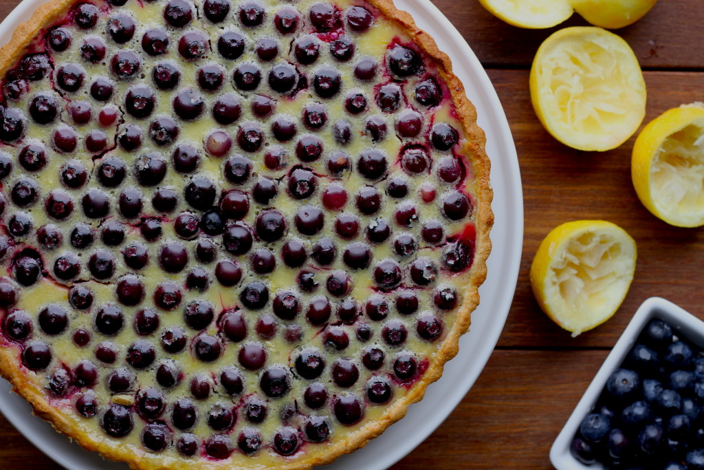 blueberry lemon tart