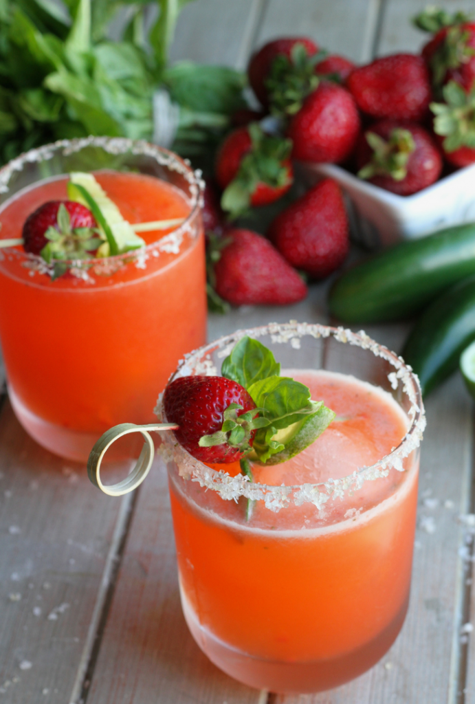 strawberry margaritas