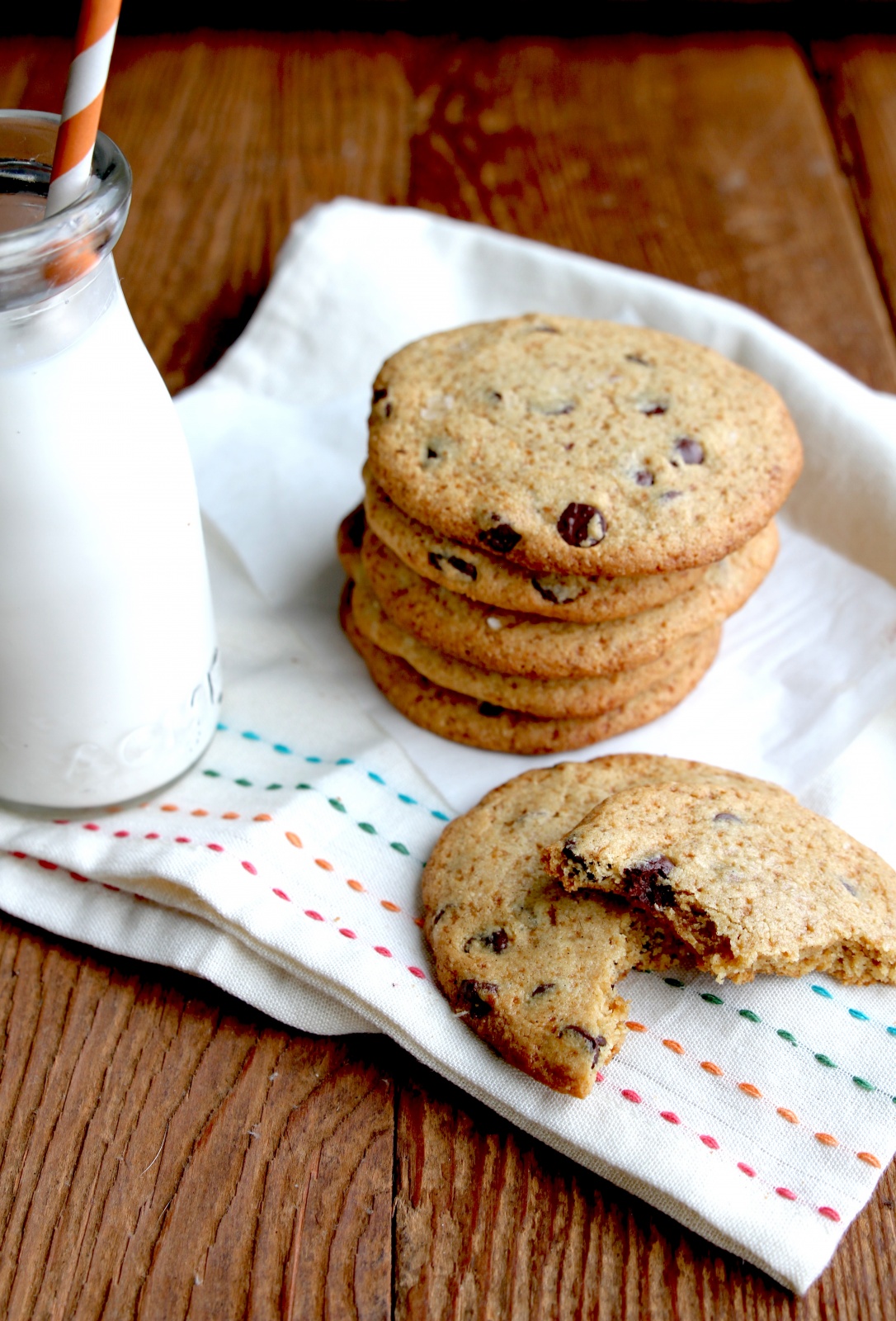 Salted Brown Butter Chocolate Chip Cookies