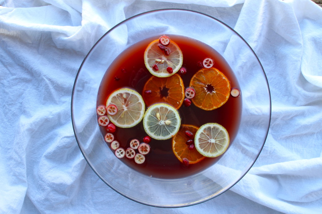 pomegranate pear punch