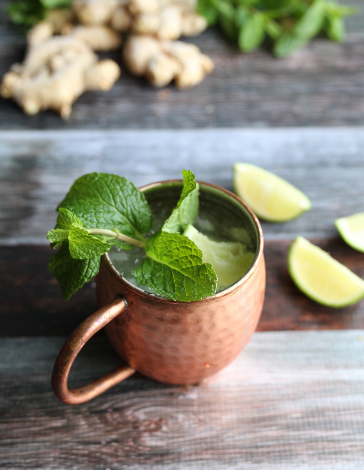 Fresh Ginger Moscow Mule