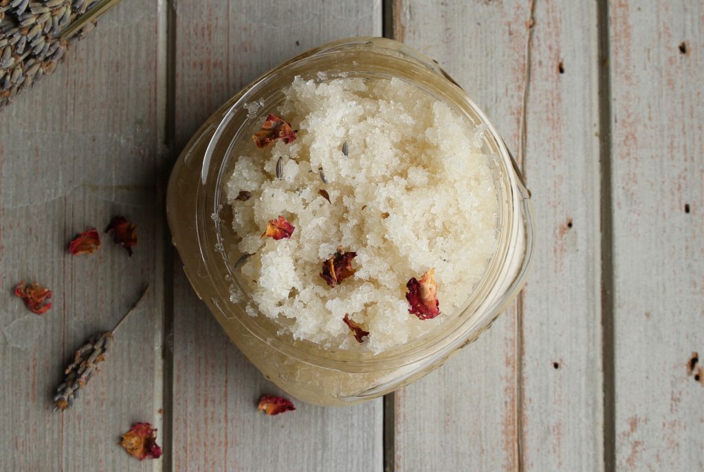 DIY sugar scrub