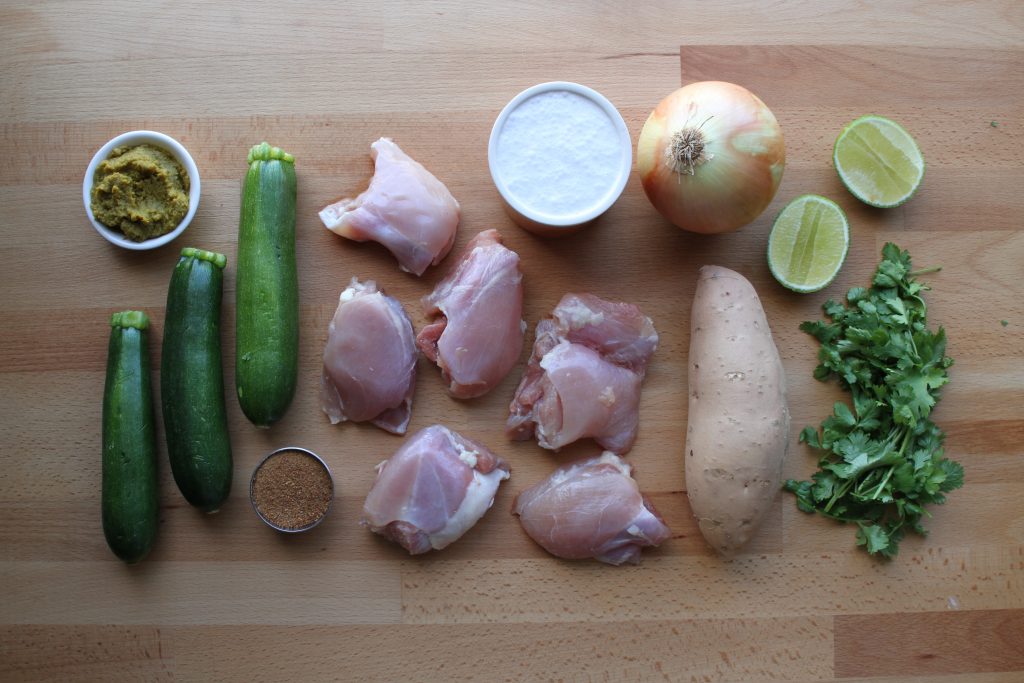 instantpot green curry chicken