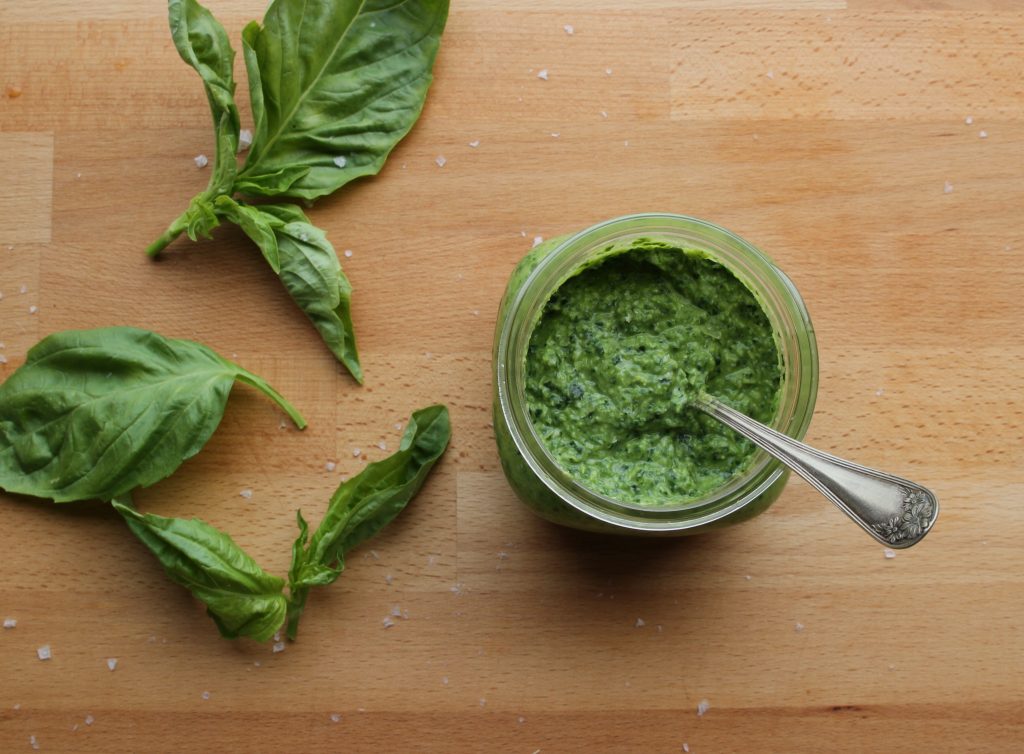 kale artichoke pesto