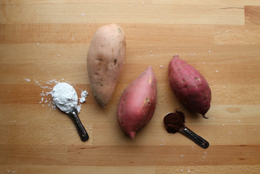 crispy sweet potato oven fries 