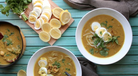 Burmese Chicken Noodle Soup