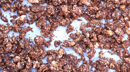 chocolate peanut butter granola