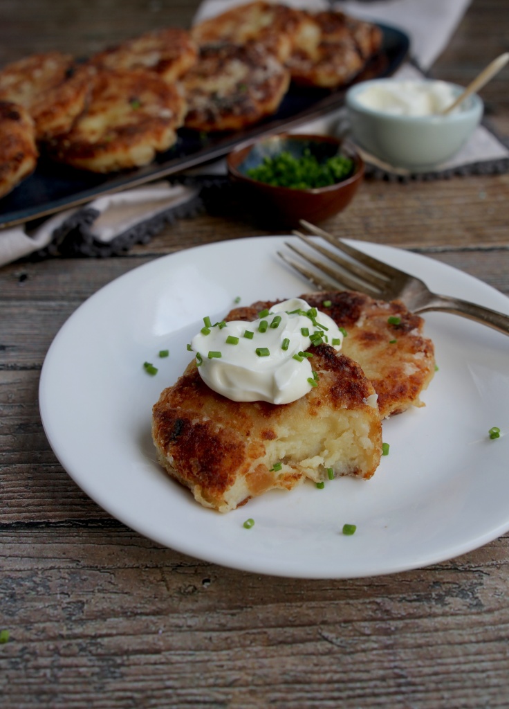 mashed potato latkes