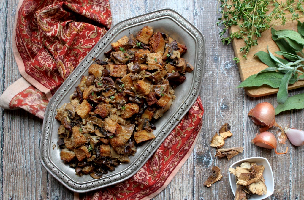 sourdough & mushroom stuffing