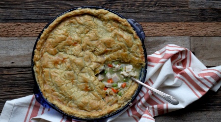 Turkey Pot Pie (grain-free, nut-free, dairy-free)