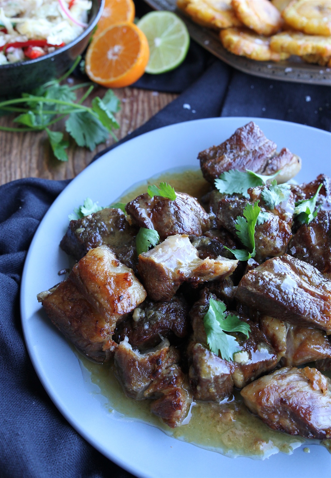 instantpot crispy mojo pork with spicy slaw