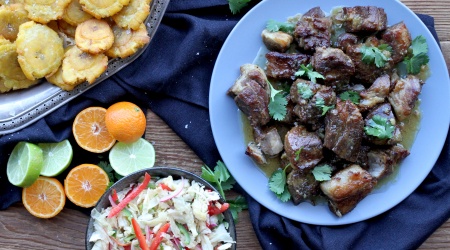 Instantpot Crispy Mojo Pork with Spicy Slaw