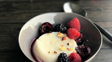 Coconut Maple Panna Cotta