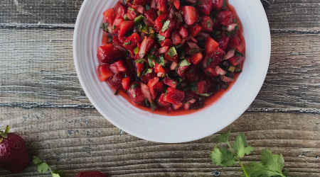 summertime strawberry salsa