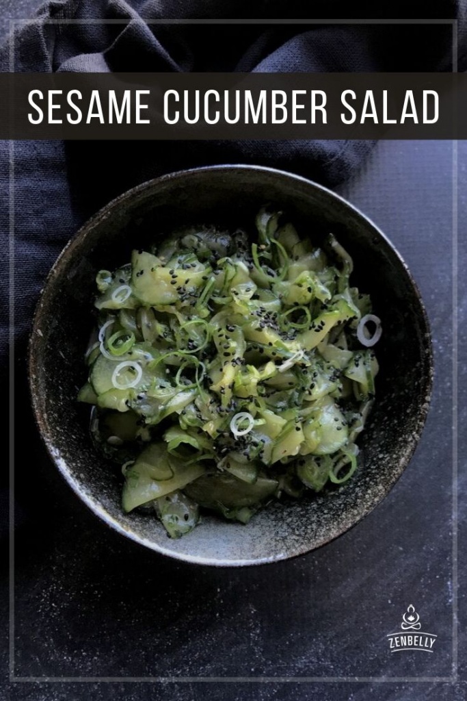 sesame cucumber salad