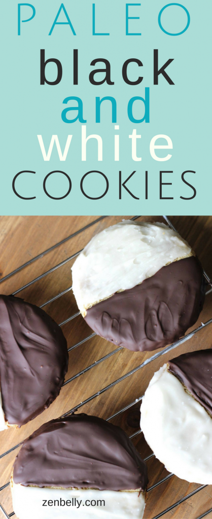 paleo black and white cookies