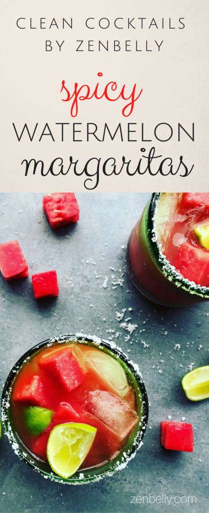 SPICY watermelon agua fresca & margaritas