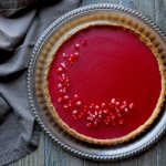 cranberry curd tart