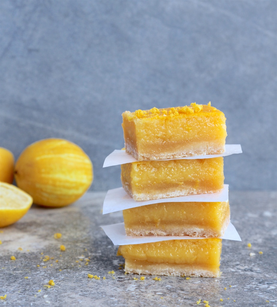 paleo nutfree lemon bars