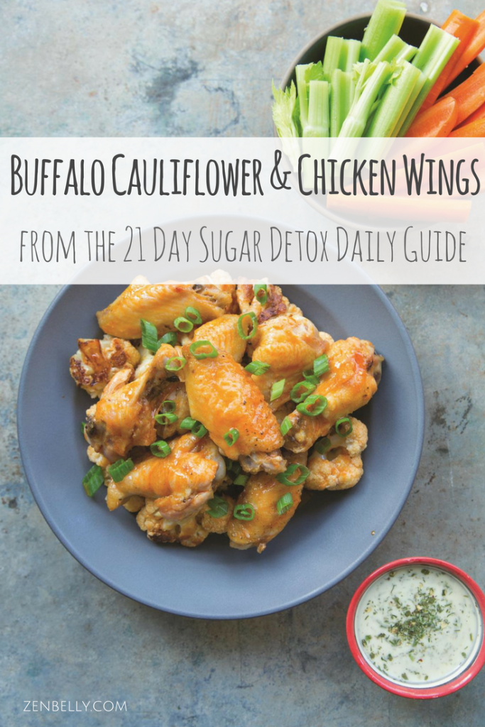 buffalo chicken and cauliflower