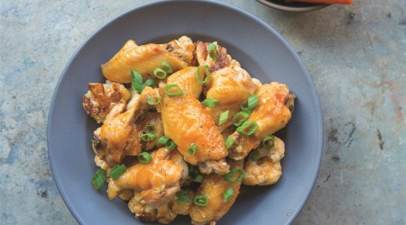 Buffalo Cauliflower and Chicken Wings from The 21-Day Sugar Detox Daily Guide