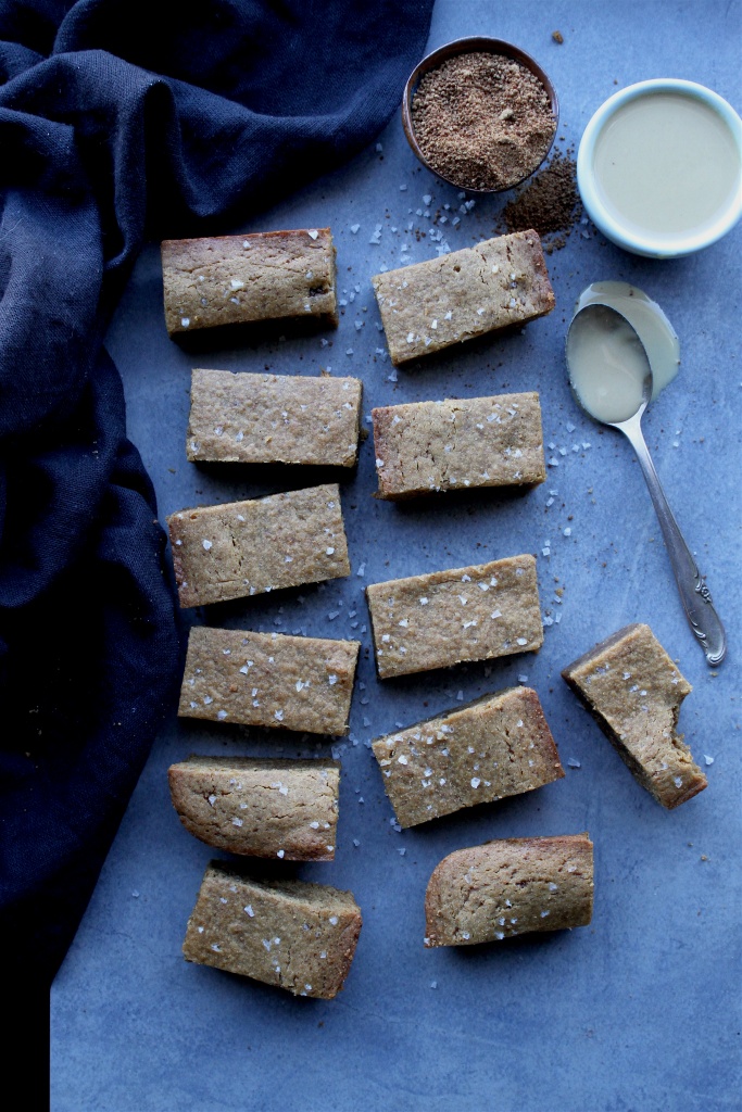 brown butter tahini blondies