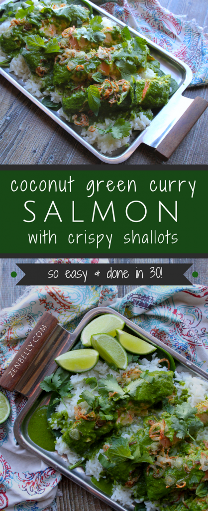 coconut green curry salmon