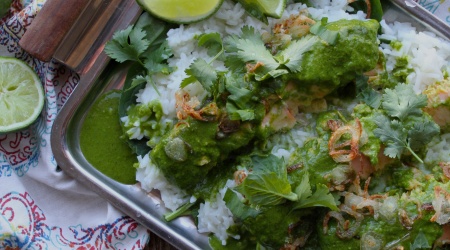 Coconut Green Curry Salmon