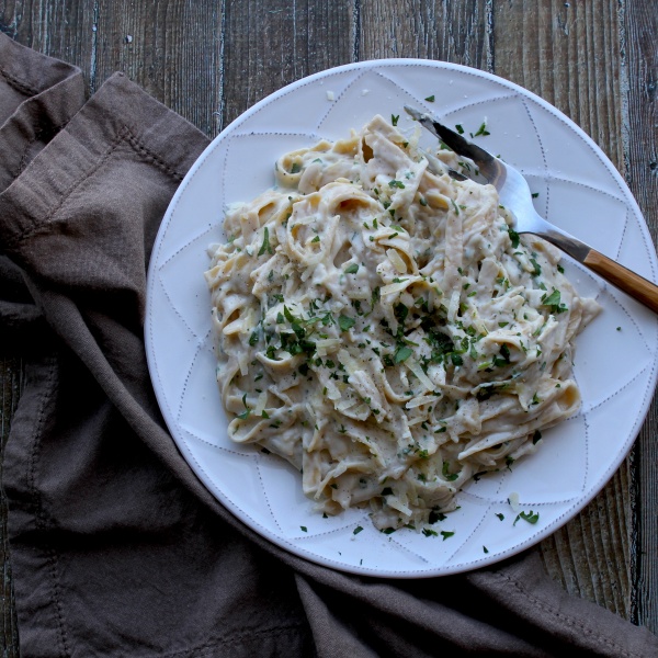 Fettuccine Alfredo (glutenfree, lactosefree) zenbelly