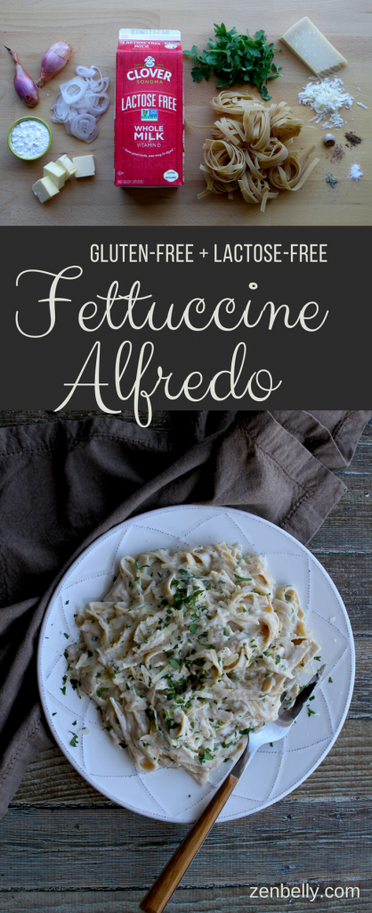 gluten-free lactose-free fettuccine alfredo