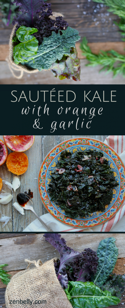 kale orange garlic