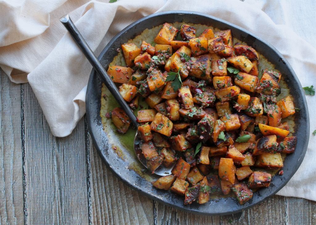 smoky roasted sweet potatoes