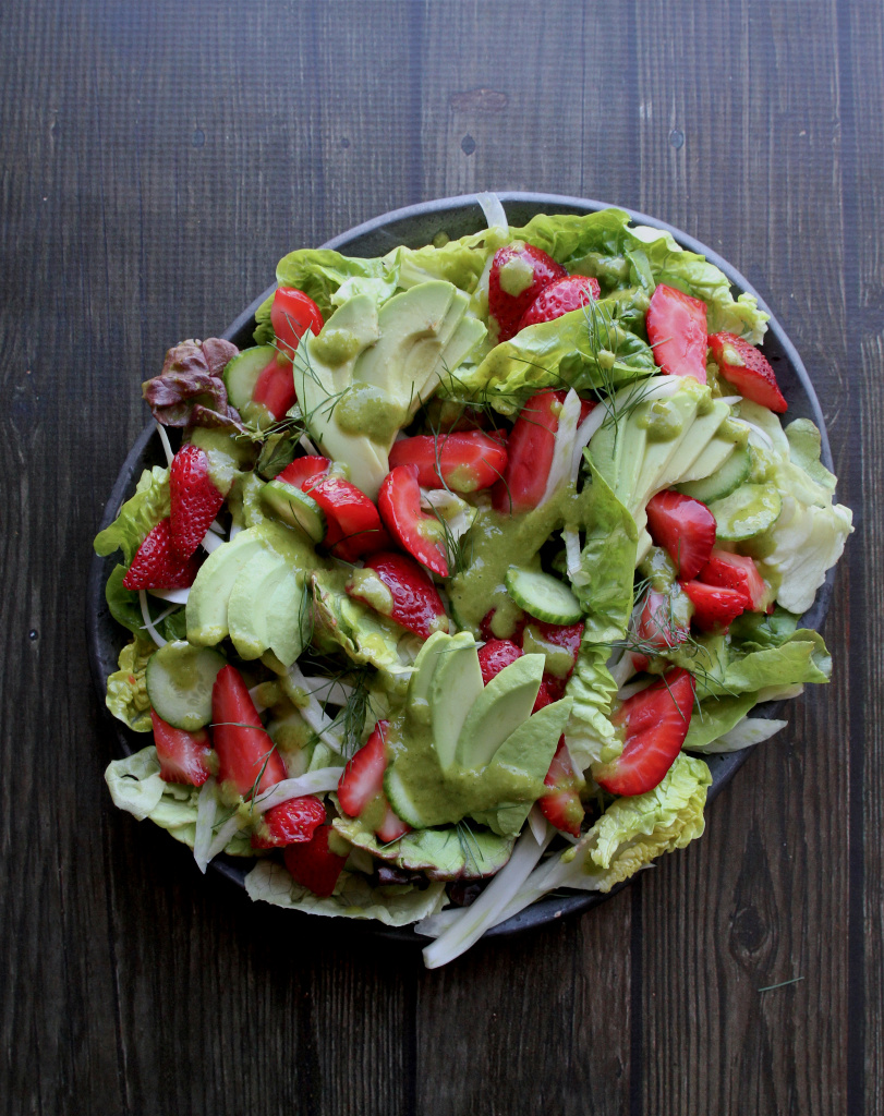 summer strawberry salad