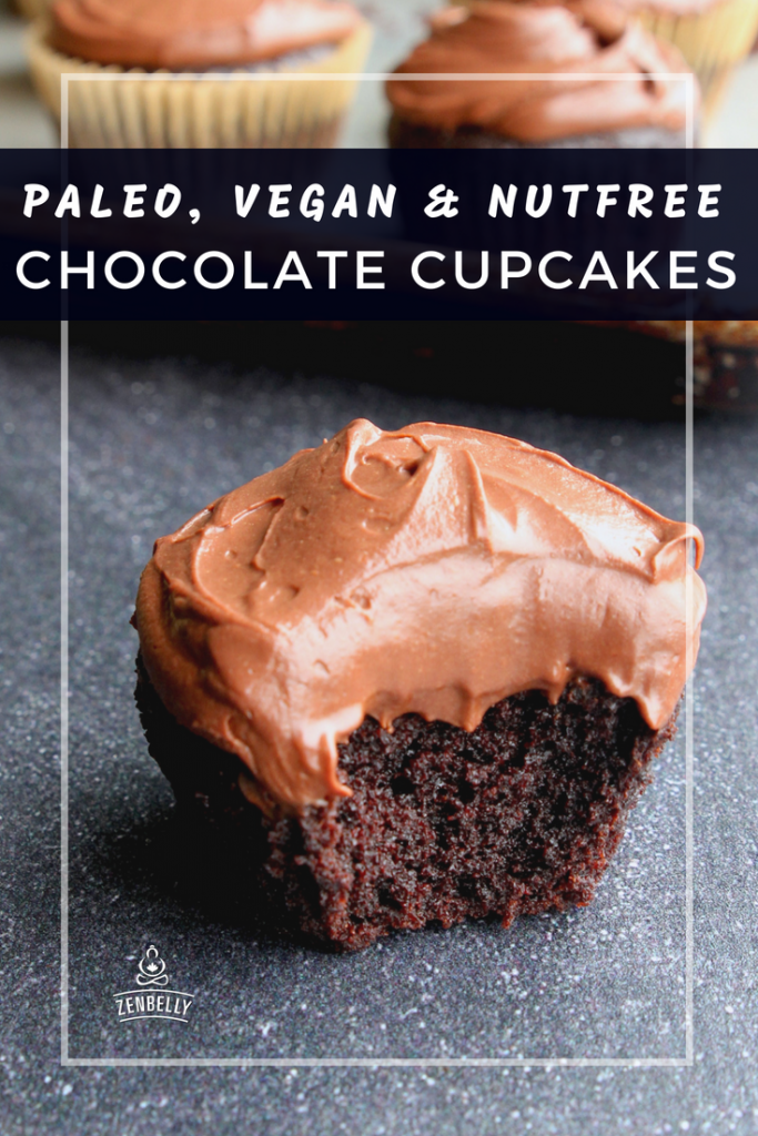 paleo + vegan chocolate cupcakes