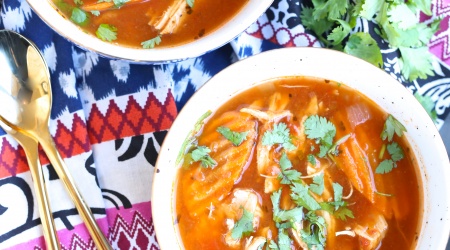 Instant Pot Chicken Tortilla Soup