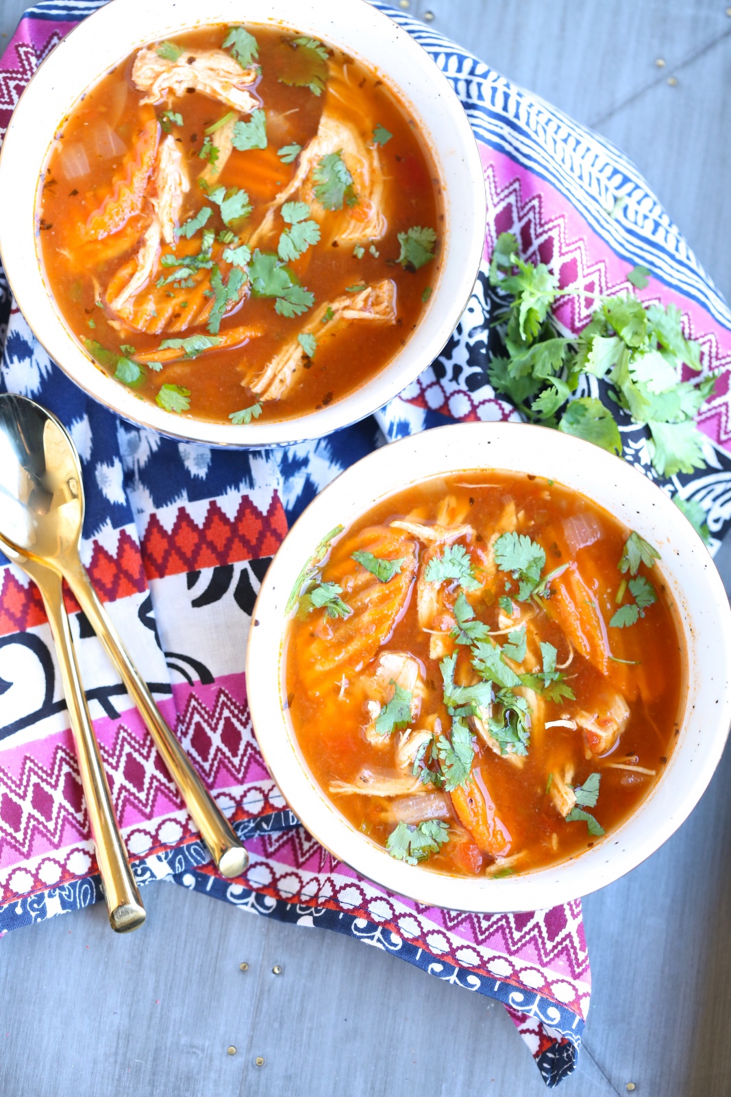 instant pot chicken tortilla soup