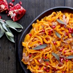 butternut squash noodles with prosciutto & sage