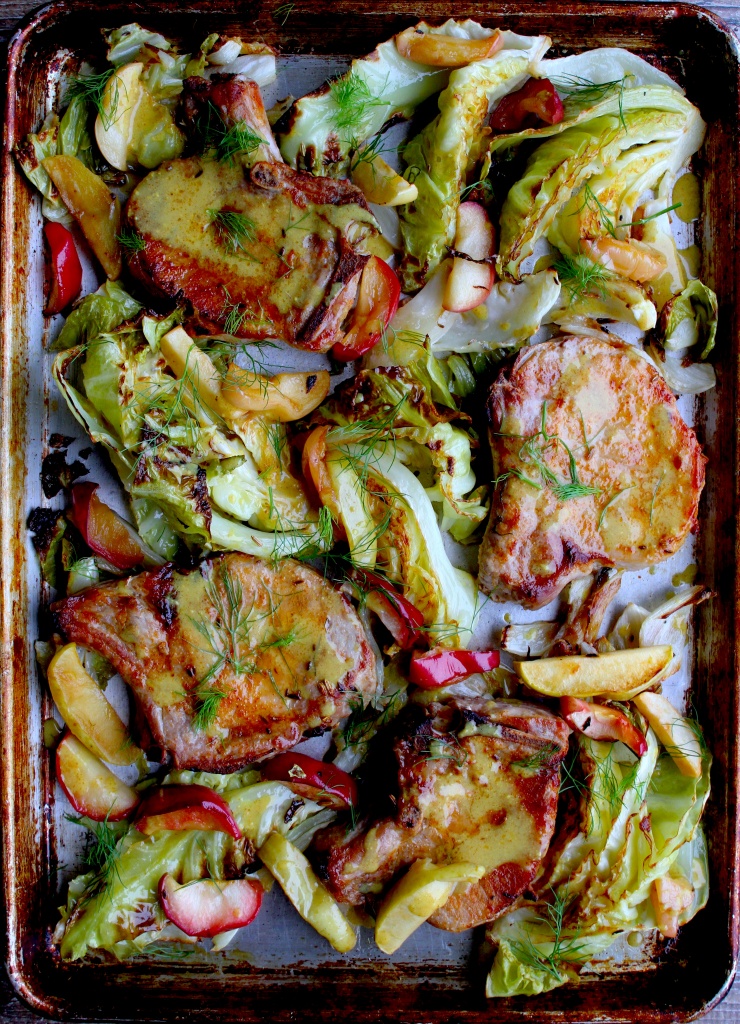 sheet pan pork chops